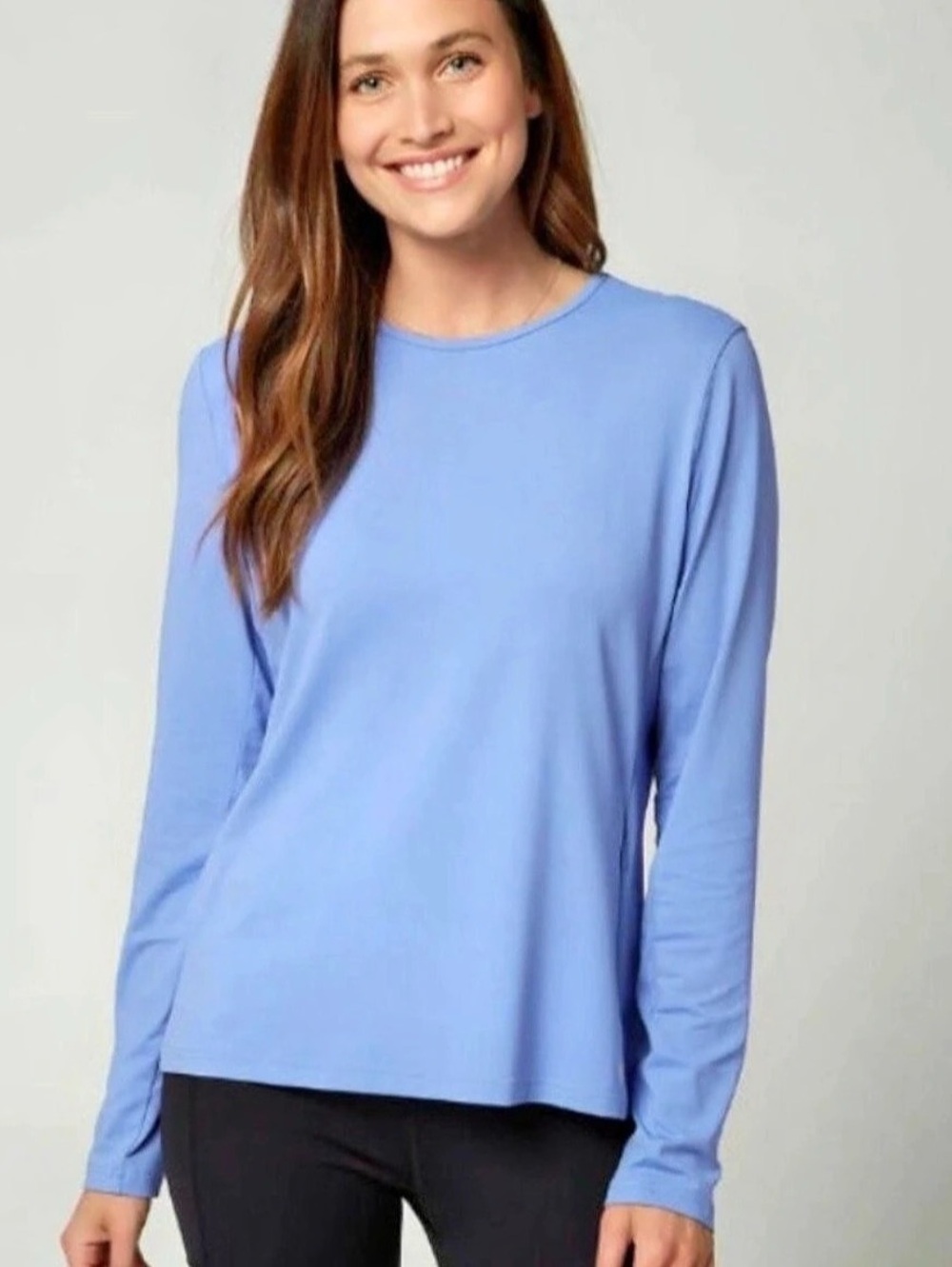 Hang Ten Long Sleeve Sun Tee Blue Long Sleeve Tee